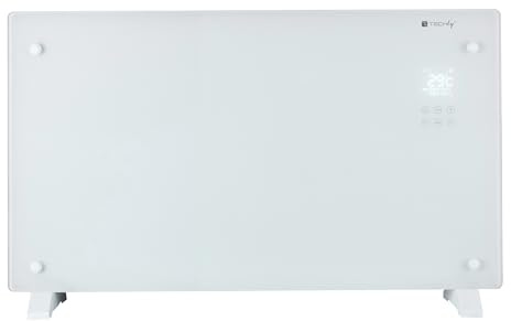 Techly 369977 Termoconvettore da Pavimento o da Parete Riscaldatore Elettrico 2000W Bianco