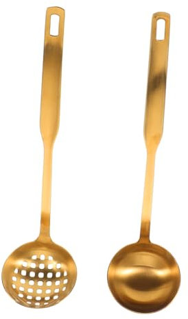 LIFKOME 2pièces Louches à Soupe Acier Inoxydable Louches De Service Pour Cuisine à Légumes Pour Servir Ragoûts