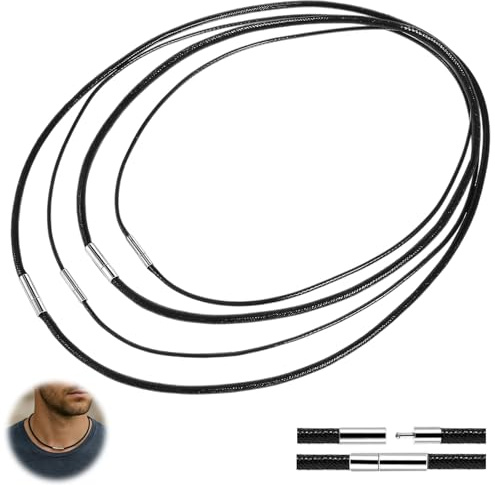 Funngy läderkedjor, läderkedja, flätad konstläderkedja, läderkedja med lås, män, läderkedja, svart, kvinnor, gummikedja, smycken, för armband, halsband, hantverk