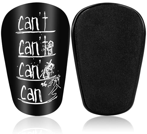 Gaethra Mini Schienbeinschoner, Kleine Schienbeinschoner Fußball, Stoßdämpfend, Leicht, Langlebig, 1 Paar Mini Shin Pads für Erwachsene & Jugendliche Kinder, 10x6cm, Schwarz