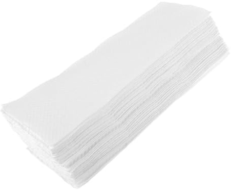 HEALEEP 200 Stück Weiße Einweg Papierhandtücher in Zz Falz Weiche und Saugfähige Falthandtücher für Öffentliche Toiletten und Krankenhäuser Hygienisch und Praktisch