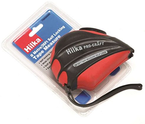 Hilka 75850080 Auto-Stop-Maßband, 8 m
