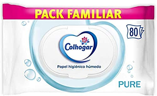 Colhogar Pure Wet Toilet Paper 80 Count