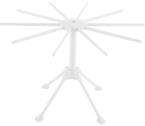 Stendino Pieghevole, Noodle Spaghetti Pasta Stendino Stand Asciugabiancheria Pieghevole Utensile da Cucina, Stendipanni Rack Noodle Stand, Spaghetti Alti Noodle Dryer Stand(Bianco)