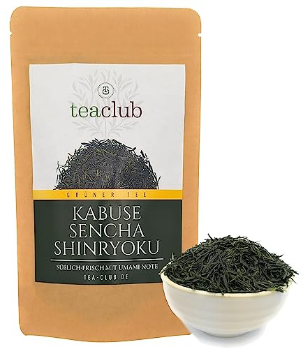 TeaClub Té Verde First Flush Kabusecha a Granel 500g, Japón | Sencha Kabuse Shinryoku First Flush, dulzor fino y umami, sencha japonés de Kagoshima, también como té helado