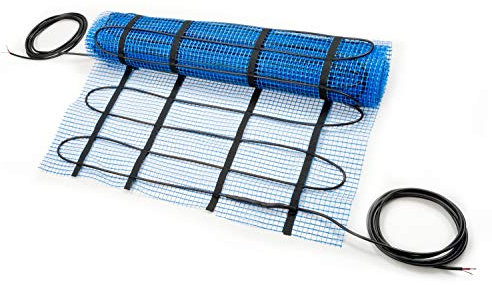 Elektrische Freiflächenheizung für Gussasphalt | 400V Heizkabel 300 W/m² | Frostschutz vor Schnee und Eis, Heizfläche:3.00m²