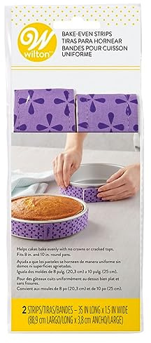 Wilton Bake Even Cake Strips for Cake Pans, 2-Piece