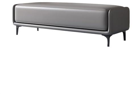 Ende der Bettbank Praktischer Schlafzimmer-Nachthocker, Metallfüße, einfache Bank, modisches Licht, Luxus-Sofa, Foyer, Schuhwechselbank Innenbank für Wohnzimmer/Schlafzimmer/Bettende ( Color : 3 , Siz