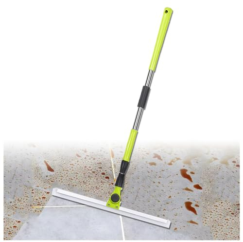 RYJYQYX Tiraacqua Pavimenti, con Manico Lungo 130 Cm Scopa in Silicone per La Pulizia dei Pavimenti, Tira Acqua Pavimenti per Pavimenti Lisci,Tappeti,Finestre