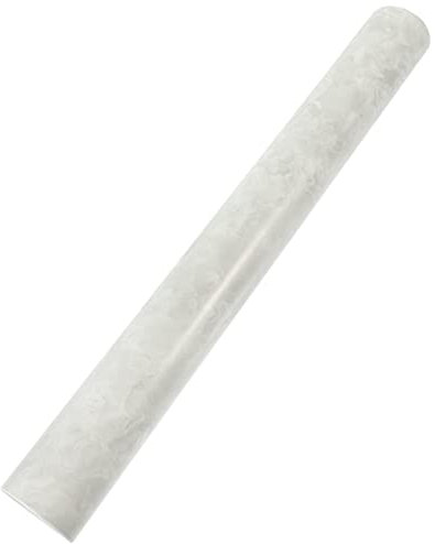 WATIIFUFU 1 Rolle Tapetenaufkleber Wandaufkleber- Tapetenkleber graue Tapete Kühlschrankregalauskleidungen waschbare waterproof Wandtapete marmortapete für wände PVC Light Grey