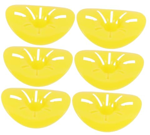 PHENOFICE Bienenstockmanagement Leicht Gemacht: 6 Stück Bienenfluchtventile Bienenzucht-porter-stil Gelber Kunststoff für Imker