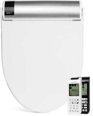 BIO BIDET by BEMIS BW BB2000E with One Each Black and White Remote Bidet