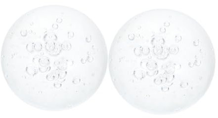 HIAKDOFT 2pezzi Sfere Decorative Trasparenti per Fontane Decorazioni da Tavolo e Feng Shui per Feste e Ambienti Quotidiani