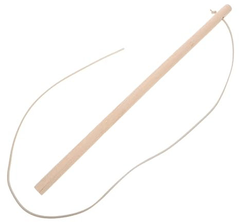 Toddmomy Holzspielzeug Für Senioren Montessori Drum Für Geburtstagsfeiern Motorikspielzeug Mit Robustem Gummiseil Und Natürlichem Material Weißes Eschenholz