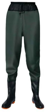 Stockingfoot Coscia Trampolieri Uomini Pantaloni da Pesca Pantaloni leggeri Traspiranti Con Stivali Pizzo Moda Trampoliere Bottoms Per Campeggio All'aperto Lunghezza Della Vita Tute Wading Pantaloni