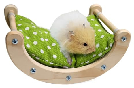 Lettino per Animali Domestici,Sedie a Dondolo per Piccoli Animali | Letto Portatile Riusabile per Drago Barbuto, Cincillà e Coniglietti