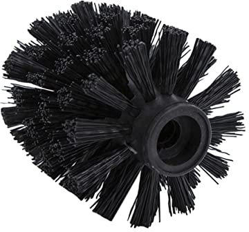 UKCOCO 2piezas Recambio de Cepillo de Inodoro Cerdas Rígidas y Duraderas para Limpieza Baños Color Negro Material Plástico