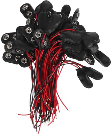 FUNNETOYU Connettori Per Batterie Da 9 v Con Fili 10 Cm, Connettore a Clip Per Cavi Elettrici, Set Da 50 Pezzi Per Progetti Elettronici e Sperimentazioni Studentesche