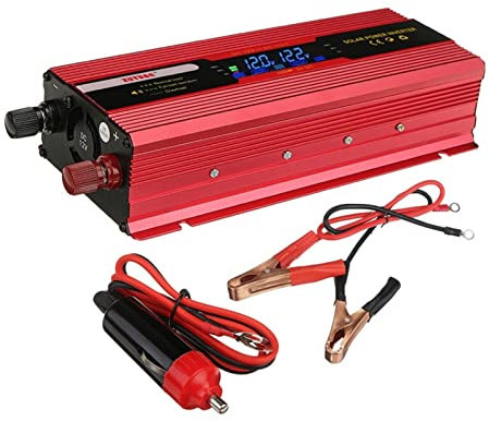 YQVEOT Placa Solar, 4000W De Energía Solar Kit Inverter Kit 300W Panel Solar Batería Cargador Controlador Completo Campamento De La Red del Hogar(12V to 110V)