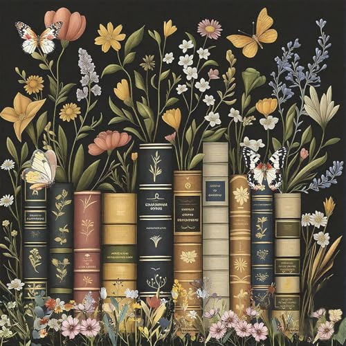 LAISLLA Pintura por Números para Adultos, DIY Pintura por Números, Kit de Pintura al óleo de Lienzo para con Pinceles Sin Marco 40X40 CM