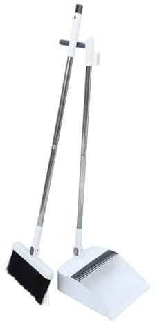 SOLUSTRE 180degré Balai Et Pelle à Long Manche Balai Rotatif à Pelle Pliable Pour Cuisine Et Maison Accessoire De Nettoyage Sans Cheveux