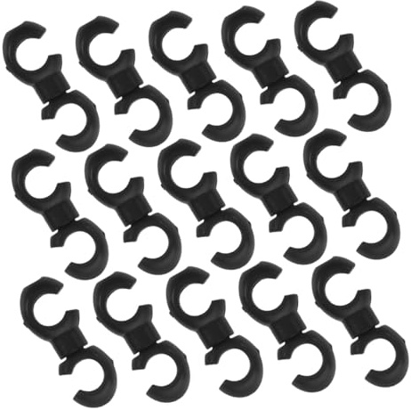 iplusmile 50 Pezzi Clip Fermacavi Bici in Resistente Fibbia Girevole S per Freno e Cambio Organizzatore Cavi per Mountain e Strada e Pratico