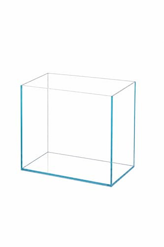 Würfel Fischglas 15 * 11 * 13CM - Ultraweißes Glas Aquarium | Kompakt Becken für Heimdekoration