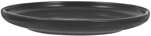 SUPVOX Gamelle pour Chats en Céramique Noire Peu Profonde Assiette Ergonomique Bol Protecteur du Cou Nettoyage Facile Usage Quotidien pour Animaux de Compagnie