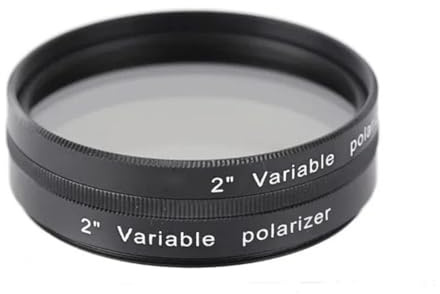 Filtro de 1,25/2 Pulgadas con Tubo de Espejo polarizador Ajustable Accesorios for telescopio astronómico Ocular Piezas para telescopio astronómico(2 Inch)