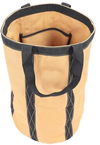 FTVOGUE Sac Seau à Outils pour électricien, Rangement en Tissu Oxford Robuste avec une capacité de 30 Kg, Organisateur Multifonctionnel Portable pour la Construction et un Usage Domestique