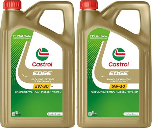 Castrol EDGE 5W-30 LL, 5L (Lot de 2)