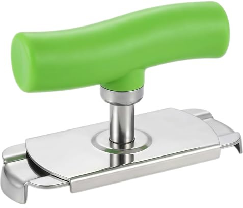 2026 Neu Dosenöffner aus Edelstahl, Manueller Flaschenöffner für Senioren, Einstellbarer Glasöffner Schraubdeckelöffner Deckelöffner – Edelstahl Küchenhelfer mit ergonomische (Grün*1)