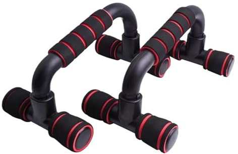 Handstand Barren Turnen Rutschfester Liegestützständer Home Fitness Power Rack Gym Griffe Liegestützstangen Übungstraining Bodybuilding-Ausrüstung(Red)