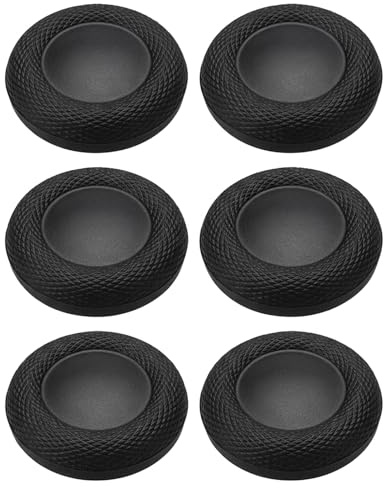 COZERI 6PCS Thumb Grip Caps for PS5/PS4, Ergonomic Analog Stick Covers | Mushroom head design, compatible with DualSense Edge & Steam Deck, precision repair kit for gamers