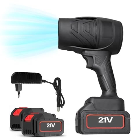 Soffiatore Turbo Portatile Ventilatore Portatile Turbo Elettrico Senza Fili | Soffiatore D'aria Per Auto Per Patio, Neve, Auto, Giardino, Industriale, Esterno, Garage, Tenda, Camper