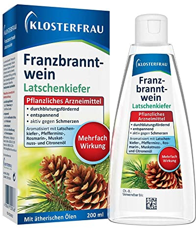 Klosterfrau Mobilind Franzbranntwein | 200 ml | Latschenkiefer | durchblutungsfördernd, entspannend & aktiv gegen Schmerzen