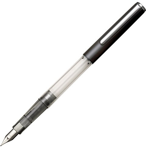 Sailor HighAce Neo Clear Beginners Fountain Pen, Steel Nib, Fine, Black Body (11-0119-220)