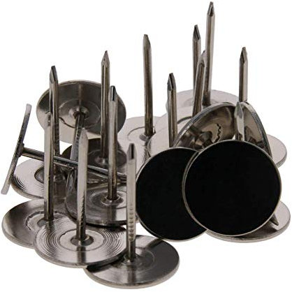 MroMax - Clavos para tapicería (19 mm x 25 mm, 100 unidades)