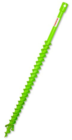 WERHE jordborr 40 mm helstål dubbelspiral stolpborr för borrmaskin