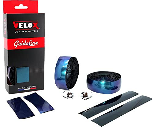 VELOX Chamäleon Glitter Lenkerband – Violett/Blau
