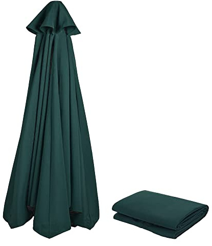 Housse de Rechange Parasol 3m 8 Baleines Avec Air Vent pour Parasol Déporté,Parasol à Mât Excentré,Tout Parasol de Jardin,Imperméable Anti-Ultraviolet épais Tissu de Polyester pour Rechange