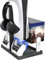 Goshyda Vertikaler Lüfterständer für PS5-Konsole, Digital Editions Dual-Controller-Ladegerät, 2 leise Kühlventilatoren, Ladestation-Zubehör, für 5