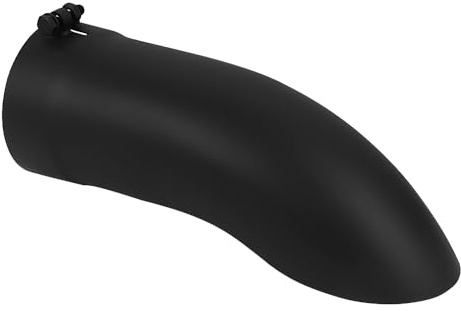 A-KARCK 5 Inlet Turn Exhaust Tip, Black, 5 Inlet, 5 Outlet, 15 Overall Length Tailpipe Tip
