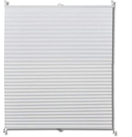 YHBZ 100% Verdunkelungsplissee-Weißer Wabenvorhang,Büro Zellulare Jalousien-Versenkbare Sonnenschutz-Rollos, Isolierung Schattierung Vorhang,Anpassbar,A-80x200cm/31.5 * 78.7in