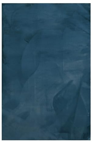 Wecon Home Alice getufteter Hochflorteppich, 80 x 150 cm, Petrol | moderner, sehr flauschiger Hochflor Teppich perfekt für Wohnzimmer, Schlafzimmer und mehr