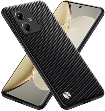 RankOne Funda Compatible con Motorola Moto g14 (6.5) Carcasa Caso Cover Estuche - Kevlar