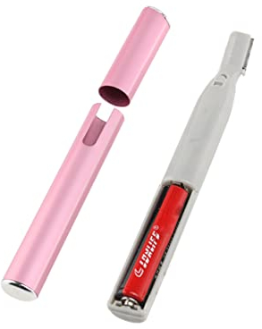 DOITOOL Gesichtsrasierer Augenbrauenrasierer Für Frauen Elektrischer Trimmer Für Damen Haarschneider Augenbrauentrimmer Für Frauen sgerät Mini Fräulein Rosa Augenbrauenmesser