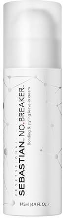Sebastian Professional NO.BREAKER Creme ohne Ausspülen zum Fixieren und Stylen, Intensive Conditioner mit Wärmeschutz, 72 Stunden flexibler und krausfreier Halt, 145 ml