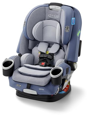 Graco 4Ever DLX 4-in-1 Autositz für 10 Jahre Verwendung von Säuglingen bis Kleinkindern, Maddox, inklusive nach hinten gerichtet, nach vorne gerichtet, Highback Booster & rückenfreie Sitzerhöhung