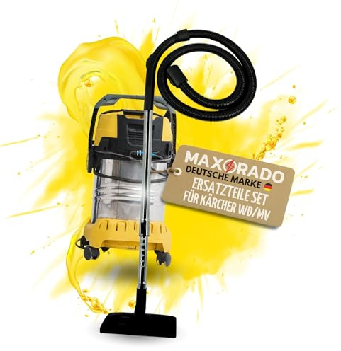 Maxorado Düse Rohr Schlauch Griff Ersatzteile Set kompatibel mit Kärcher 90121090 Nass- und Trockensauger 90121090 WD3200 WD3800 A2004 A2024 A2054 A2064 MV2 WD2 WD2064 Ersatzteil Staubsauger Schlauch